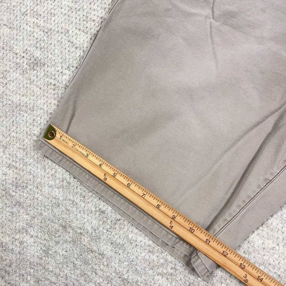 Vintage Y2K Tommy Hilfiger Denim Shorts Men 38 Tan Baggy Jorts Baggy Loose Skate - Picture 9 of 14